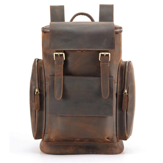 Large-Capacity Retro Men's Travel Backpack