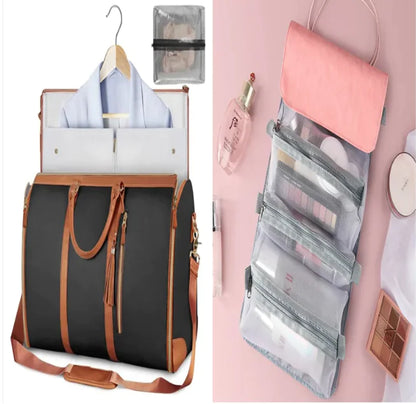 PU Leather Travel Backpack