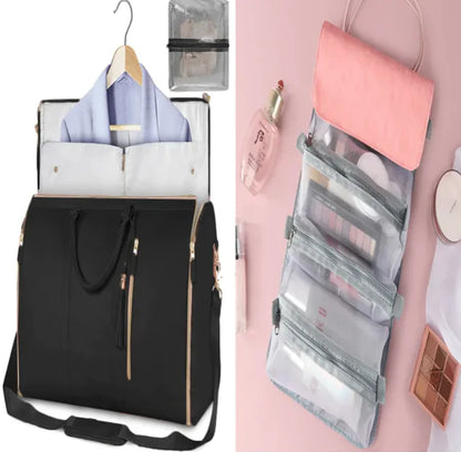 PU Leather Travel Backpack